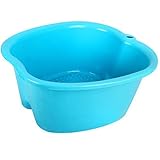 ESARORA Foot Bath Tub, Upgrade Thick Sturdy Plastic Spa Basin for Pedicure and Massage – Perfect to Soak Your Feet, Toe Nails, and Ankles