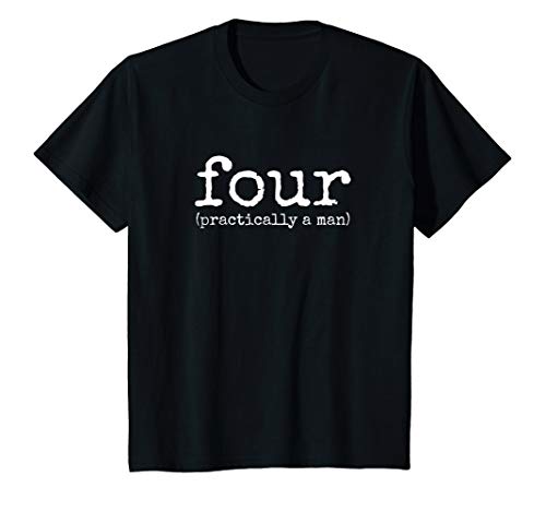 Kids 4th Birthday Shirt for Boys - Gift for 4 Year Old Kids