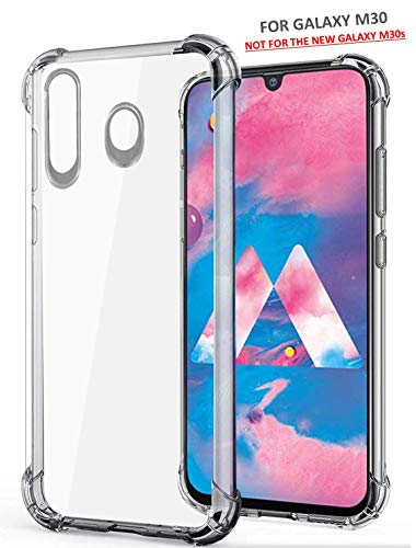 WOW Imagine Soft Jel Ultra Thin 0.3mm Full Protection Clear TPU Back Case Cover for Samsung Galaxy M30 M 30 (Transparent)
