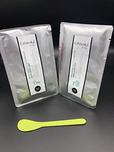 Casmara Premium Quality Algae Peel Off Facial Masks 4.26 Ounce/mask Gel(3.38 Oz)/Mask Powder(0.88 Oz) (green)