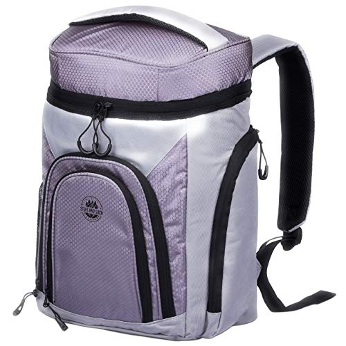Leakproof Cooler Backpack - with 2 Cooler Compartments for the Outdoors.