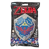Perler Nintendo's The Legend of Zelda Hylian Shield Pattern and Fuse Bead Kit, 10.75'' x 13'', 3503pc, Small
