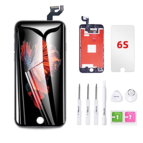 VANYUST for iPhone 6S Screen Replacement, LCD Display Touch Screen Digitizer Assembly with Tool Kits Compatible for iPhone 6S 4.7 inch Black