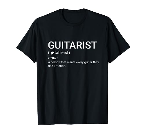 Gift for Guitar Player GUITARIST Definition Funny T-Shirt