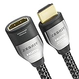 HDMI 2.0 Extension Cable (3ft/ 1m) Cinema Plus (4K 60Hz HDR Dolby Vision HDCP 2.2) Exceed 22.28Gbps Compatible with Roku Fire TV Stick Xbox PS4 Pro Apple TV Netflix LG Sony Samsung (Male to Female)