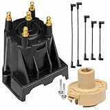 RPS Tune Up Kit with Distributor Cap and Rotor and Spark Plug Wires Mercruiser 3.0L LX Replaces 811635Q2 816761Q14