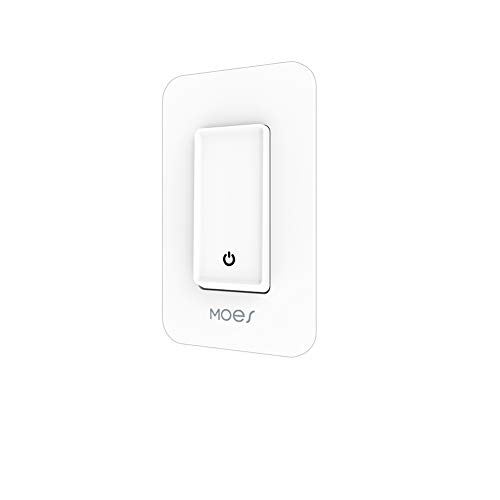 MOES 3-Way WiFi Smart Switch for Light Fan,Compatible with Alexa and Google Home,No Hub Required,Smart Life APP Provides Control from Anywhere （White 4pack）