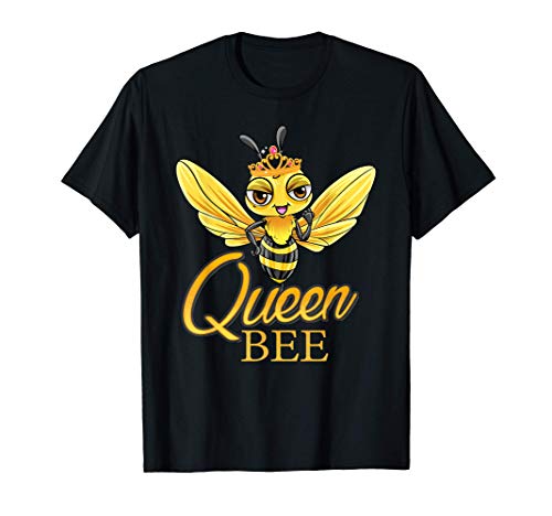 Queen Bee Crown Cute Honey Bee Hive Gift Beekeeping T-Shirt