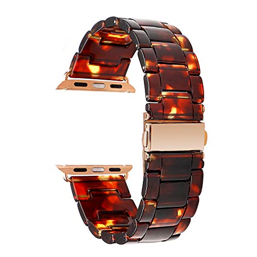Compatible for Apple Watch Band 38mm 40mm, Women Colorful Resin Sport Band Replacement Strap Compatible for iWatch Apple Watch Series 5 4 3 2 1 (Band for Apple Watch 38mm 40mm)