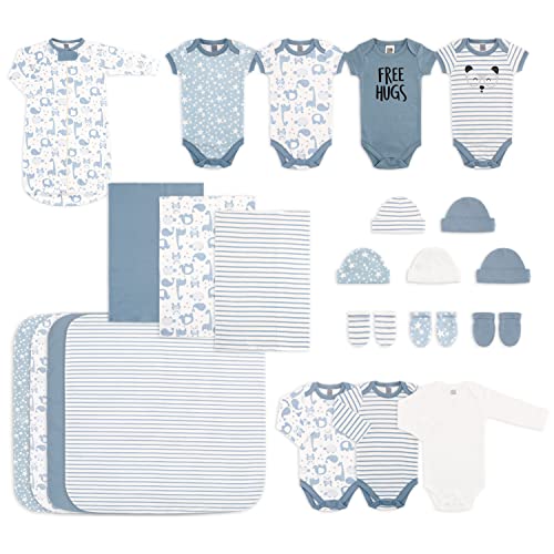 The Peanutshell Newborn Essentials Layette Gift Set for Baby Boys or Girls