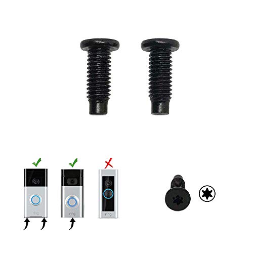 Book Cover Ring Doorbell Replacement Security Screws (2 Pack)