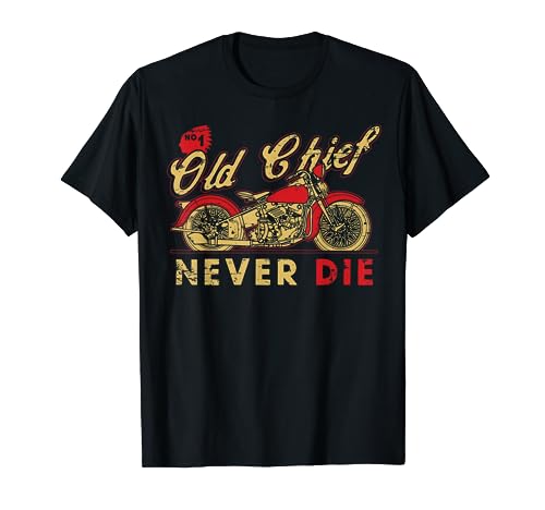 vintage motorcycle native chief motorcycle bikers gift T-Shirt