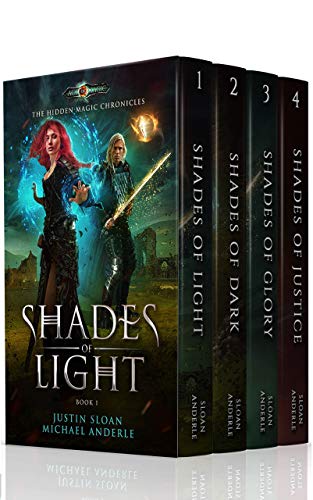 Book Cover The Hidden Magic Chronicles Boxed Set: Shades of Light, Shades of Dark, Shades of Glory, Shades of Justice