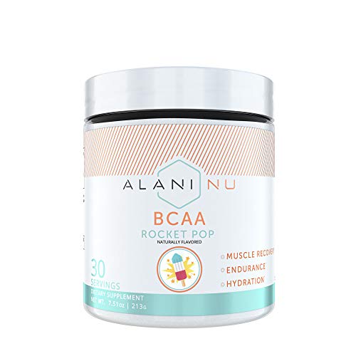Book Cover Alani Nu BCAA Branched Chain Essential Amino Acids Powder, Rocket Pop, 30 Servings