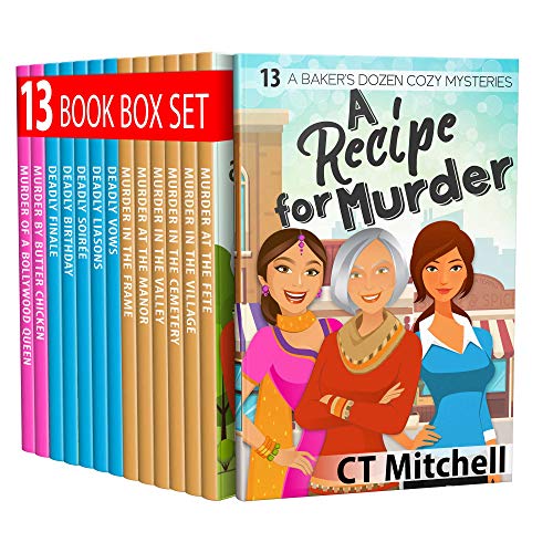 Book Cover A Recipe For Murder: 13 'Baker's Dozen' Cozy Mysteries: The Complete Collection: 13 Book Box Set (Culinary Cozy Mystery Series)