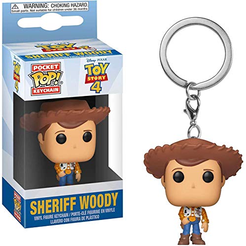 Book Cover Funko Pop! Keychain: Toy Story 4 - Woody