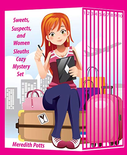 Book Cover Sweets, Suspects, and Women Sleuths Cozy Mystery Set