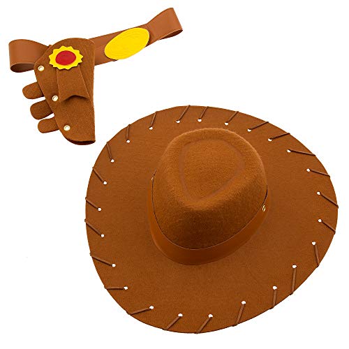 Book Cover Disney Woody Costume Accessory Set for Kids Brown
