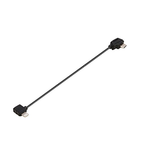 Upenten 8.15inch Data Cable Used for Connecting Mavic Air/Pro/Spark Remote Control and iPad/iPhone Tablets