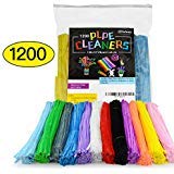 Acerich 1200 pieces Craft Supplies Assortment Set, 100 X 12 pieces Multicolor Pipe Cleaners