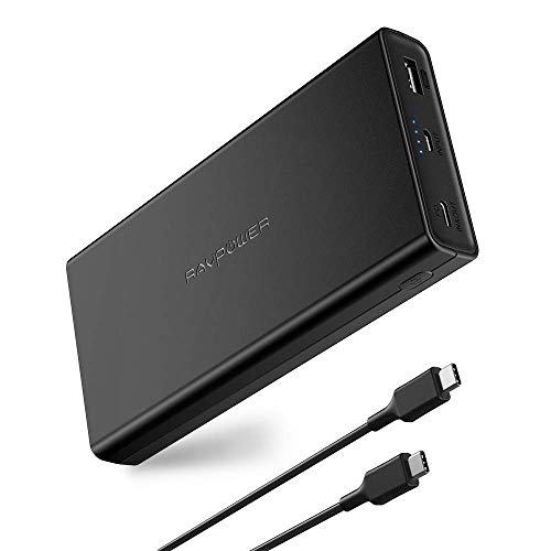RAVPower 20100mAh USB C Portable Charger 45W Power Bank PD 3.0 iSMART Power Delivery (Type C 30W Input 45W Output) External Battery Pack for iPhone, iPad Pro, MacBook, Switch, Galaxy Note 10 and More