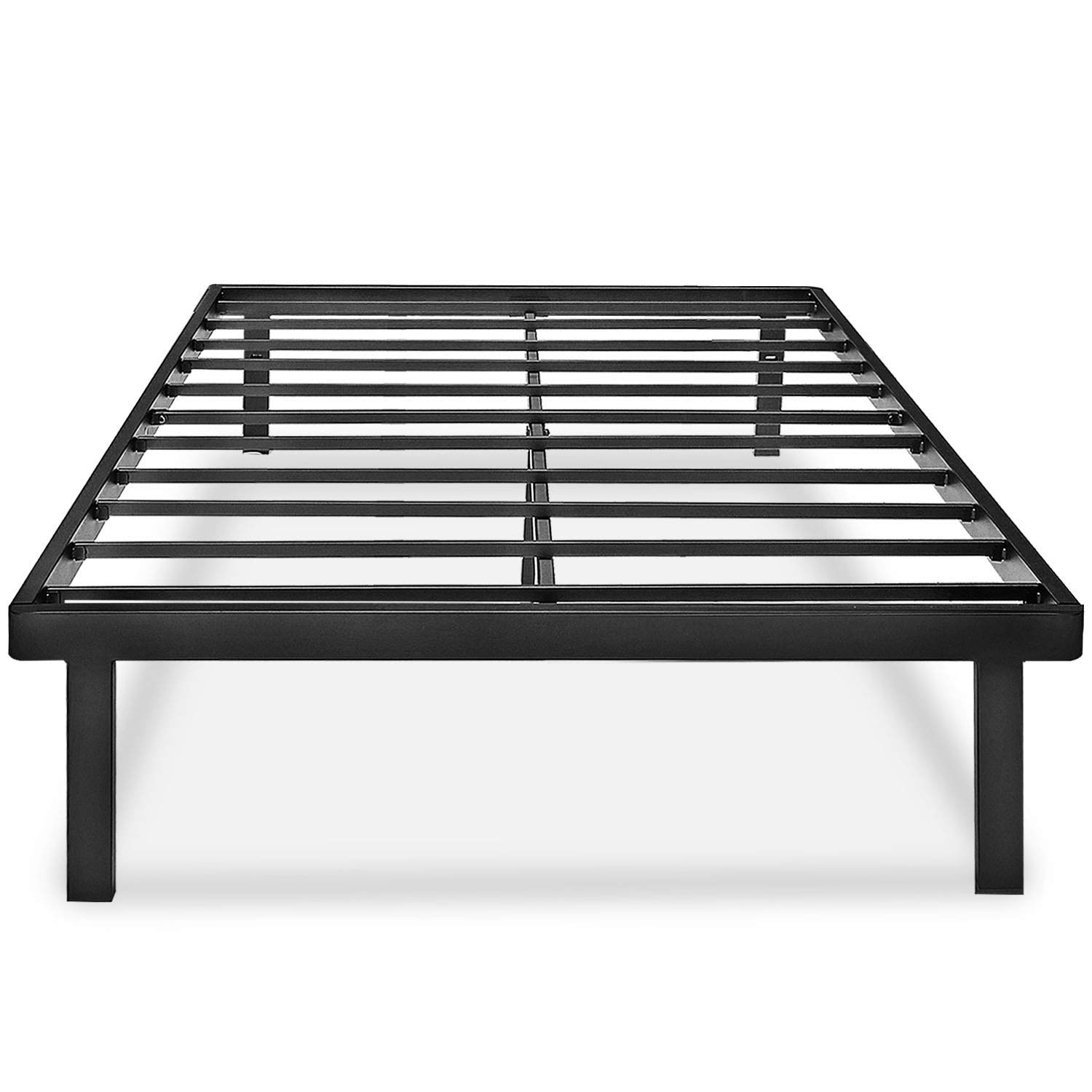 Book Cover HAAGEEP California King Bed Frame Platform Cal Size Bedframes with Storage No Box Spring Needed Heavy Duty Metal, DCK
