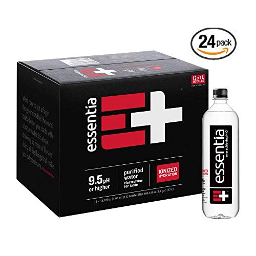 Essentia Ionized Alkaline Water, 33.8 Fl Oz - Pack of 24