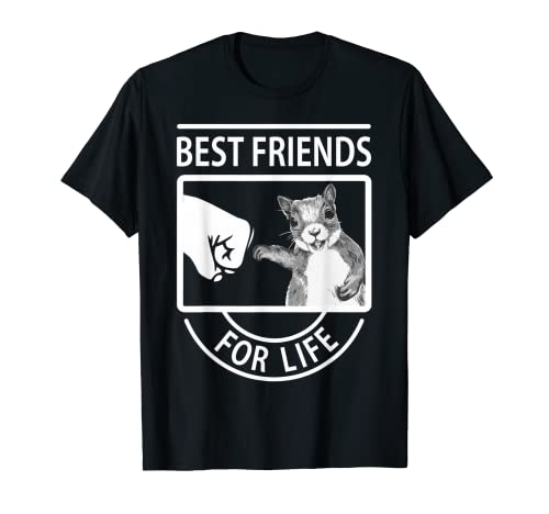 Book Cover Squirrel Best Friend For Life T-Shirt