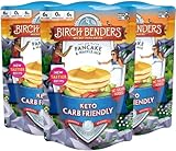 Keto Pancake & Waffle Mix by Birch Benders, Low-Carb, High Protein, Grain-free, Gluten-free, Low Glycemic, Keto-Friendly, Made with Almond, Coconut & Cassava Flour, Just Add Water, 3 Pack (10oz each) 10 Ounce (Pack of 3)