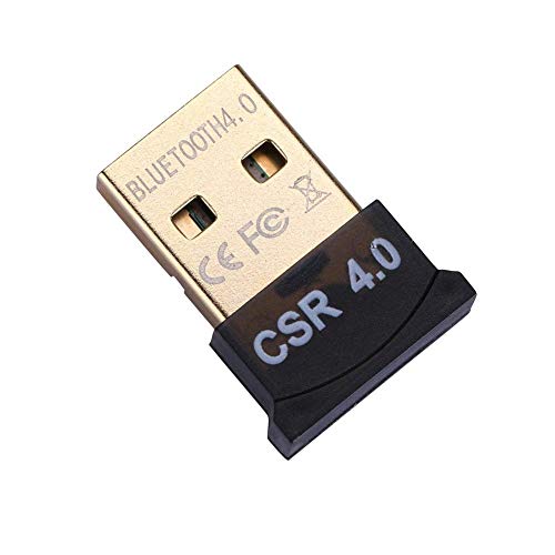 Book Cover USB Bluetooth 4.0 Low Energy Micro Adapter Dongle with Golden Black Shell for PC or TV
