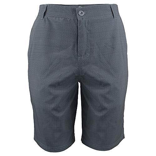 Men's Summer Casual Boardshort Shorts 21" Amphibian Lightweight Work Short for Men Light Grey 34