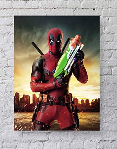 Book Cover MeiMeiZ Deadpool Poster Standard Size | 18-Inches by 24-Inches |Deadpool Posters Wall Poster Print