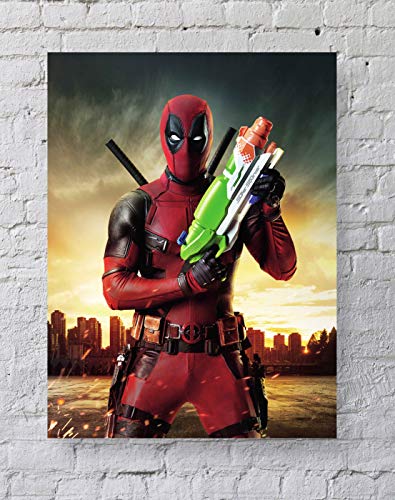 HCHANA Deadpool Poster Standard Size | 18-Inches by 24-Inches |Deadpool Posters Wall Poster Print