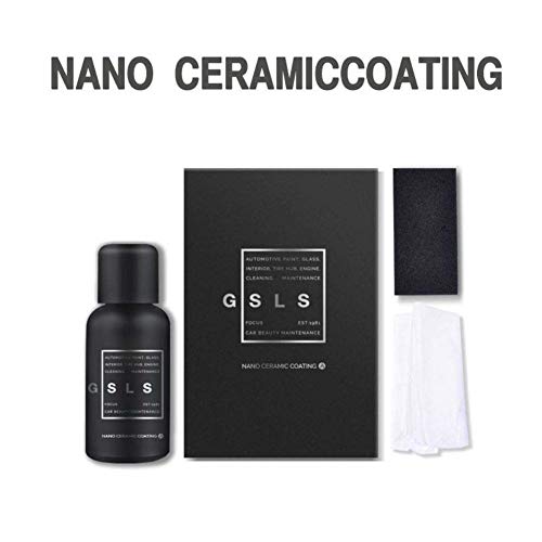 Hocossy 9H Nano Super Ceramic Coating for Cars,High Gloss Anti-Scratch Hydrophobic Paint Sealant Protection,Automotive Liquid Car Coating Polishing Set-30ML (1oz)