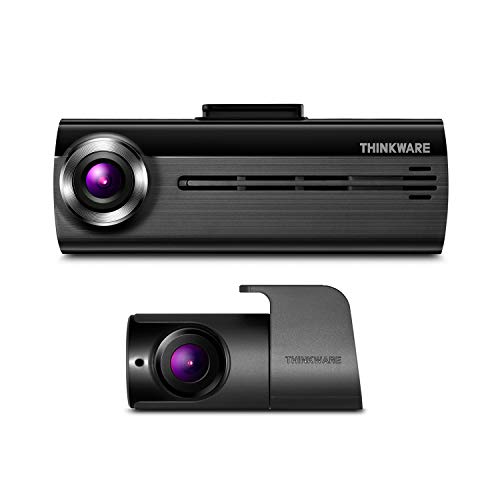 THINKWARE F200 Dash Cam Full HD 1080P with Rear Cam, 16GB MicroSD, Cigarette Power Cable Included | Built-in Wi-Fi | Supercapacitor | Support 128GB Max
