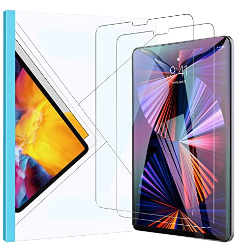 Ztotop Screen Protector for iPad Pro 11-Inch 2021 & 2020 / iPad Air 4th Gen 2020, [2 Pack] Face ID and iPad Pencil Compatible, 9H Tempered Glass Film