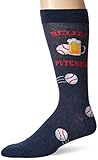 K. Bell Socks mens Food and Drink Casual Novelty Crew Socks