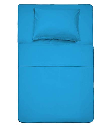 Book Cover Best Season 3 Piece Bed Sheet Set (Twin,Dark Teal 1 Flat Sheet,1 Fitted Sheet and 1 Pillow Cases,100% Brushed Microfiber 1800 Luxury Bedding,Deep Pockets,Extra Soft & Fade Resistant