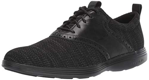 Cole Haan Men's Grand Tour Knit Oxford Black Flat