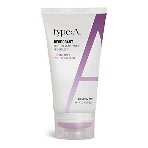 type:A Deodorant - Natural Active Ingredients, Aluminum Free Deodorants, Safe Non-Toxic Paraben Free, Non-Irritating, Clothing-Friendly, Cruelty-Free, Travel-Friendly (The Dreamer - White Floral)