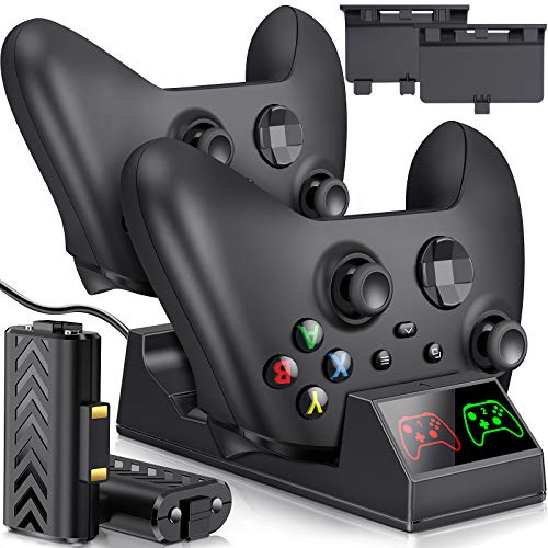 Charger Compatible with Xbox One Rechargeable Battery Packs for Xbox Series X|S & Xbox One/One X/One S/Elite Controllers