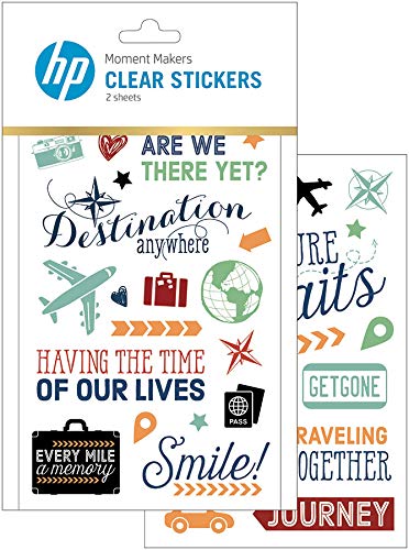 Book Cover Clear Stickers | Travel