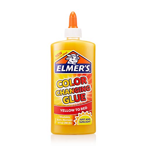 Book Cover Elmer's Color Changing Glue 9oz-Yellow