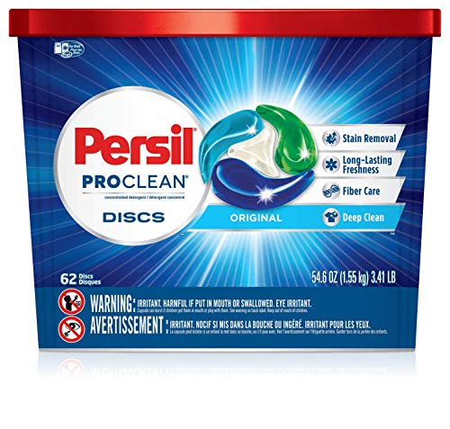 Persil Discs Laundry Detergent Pacs, Original, 62 Count