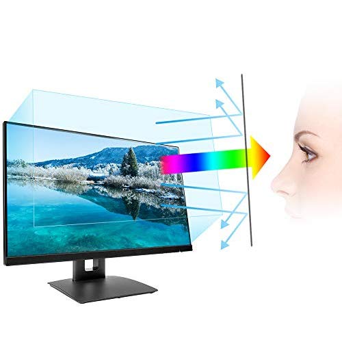 24 in Anti Blue Light Laptop Screen Protector, Anti Blue Light & Glare Filter Film Eye Protection Blue Light Blocking Screen Protector for 24" Widescreen Desktop Monitor Display 16:9 (532x299 mm)