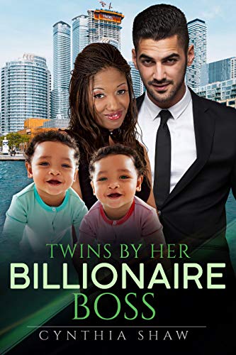 Book Cover Twins by Her Billionaire Boss (Billionaire Boss, Moment of Weakness, Surprise Twins, BWWM Romance)