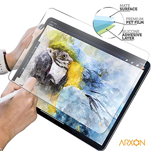 Book Cover Paperlike iPad Pro 12.9 Screen Protector, High Touch Sensitivity Anti Glare Scratch Resistant Paperlike Film Compatible with iPad 2018/19 Release/Apple Pencil Compatible (11 Inch, 1 Pack)