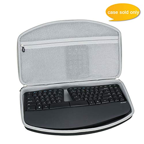 Book Cover Aproca Hard Carry Travel Case fit Microsoft Sculpt Ergonomic Keyboard (5KV-00001)