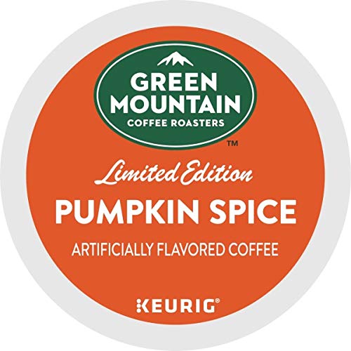 Green Mountain Coffee, Pumpkin Spice, Single-Serve Keurig K-Cup Pods, Light Roast Coffee, 48 Count (2 Boxes of 24 Pods)