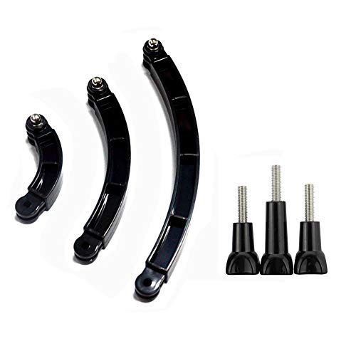 3 in 1 Extension Pivot Arm - Williamcr Adjustable Monopod Bracket with Thumb Screw for for GoPro Hero 7/(2018) 6 5 Black,4 Session,4 Silver,3+,YI,Campark,AKASO
